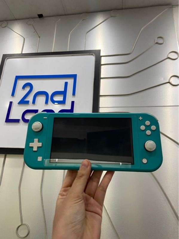 Máy chơi Nintendo Switch Lite - Màu xanh - Ngoại hình: 97% - Màn ám vàng - Kèm túi + sạc