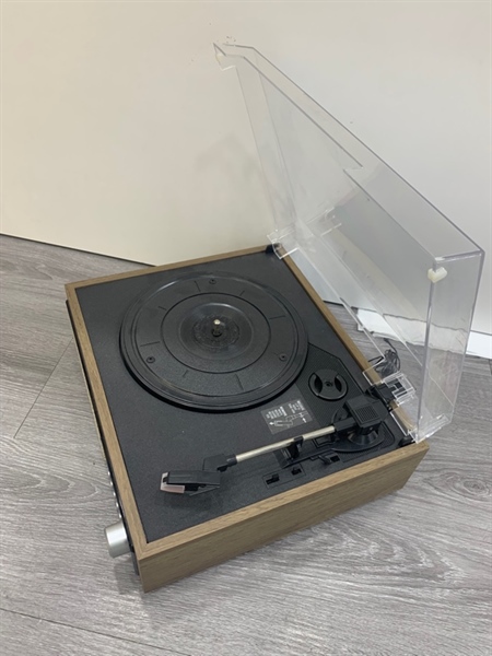 Máy đĩa thang Victrola Vta 67 3-in-1 Bluetooth - Màu nâu - Ngoại hình: 97% - Body, kèm nguồn 2