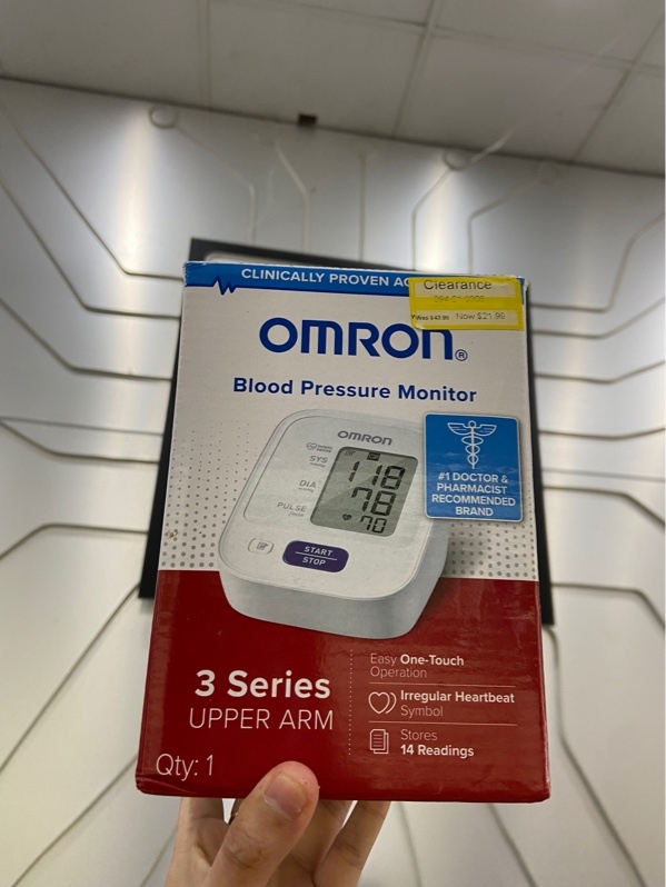 Máy đo huyết áp Omron 3 Series BP7150 - Màu trắng - Ngoại hình: 98% - FullBox