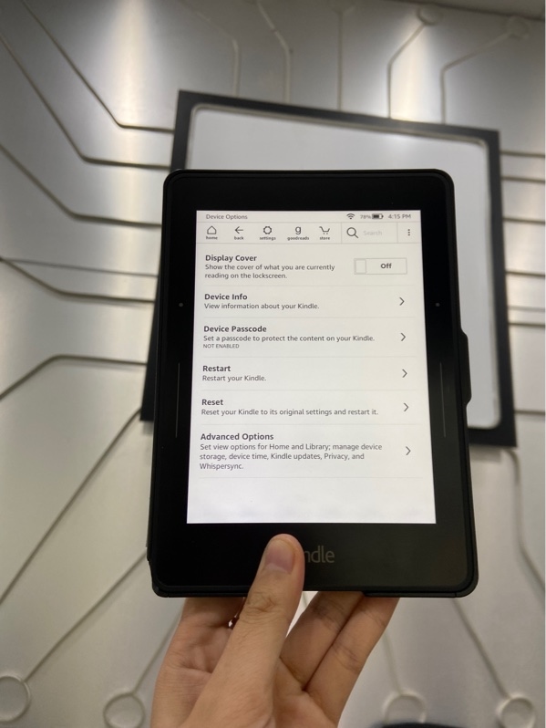 Máy đọc sách Amazon kindle Voyage gen 7 model NM - Firmware 5.13.16 - Màu đen - Ngoại hình: 97% - Body