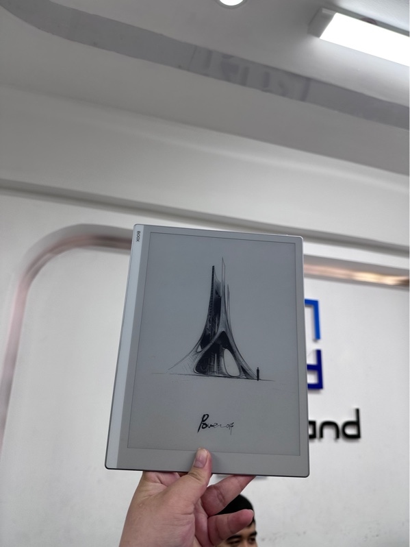 Máy đọc sách BOOX Go 10.3 - 64Gb - Màu xám - Ngoại hình 98% - Kèm bút (tòe ngòi, nứt vỏ nhẹ), box, ốp