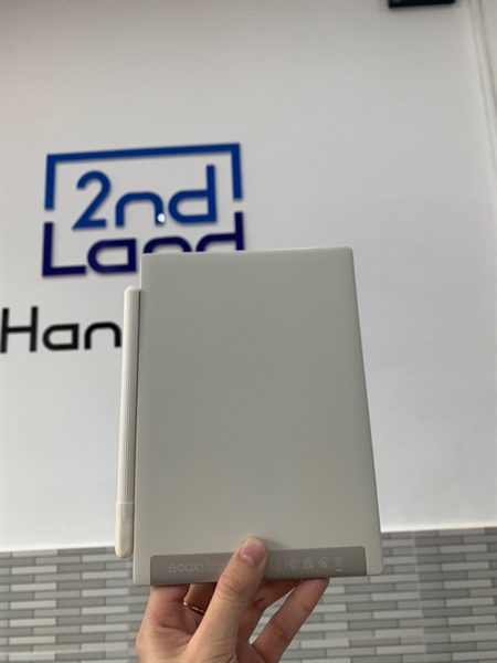 Máy đọc sách Boox Nova Air 2 - 32GB - Màu trắng - Ngoại hình: 98% - Kèm bút + ốp da thông minh