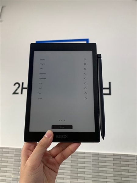Máy đọc sách Boox Tab Mini C - Ram 4GB/64GB - Màu đen - Ngoại hình: 98% - Kèm búi + ốp da 3