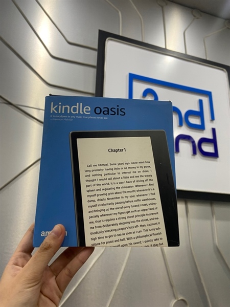 Máy đọc sách Kindle Oasis 9th - 32GB - Màu đen - Ngoại hình: 98% - Kèm Box