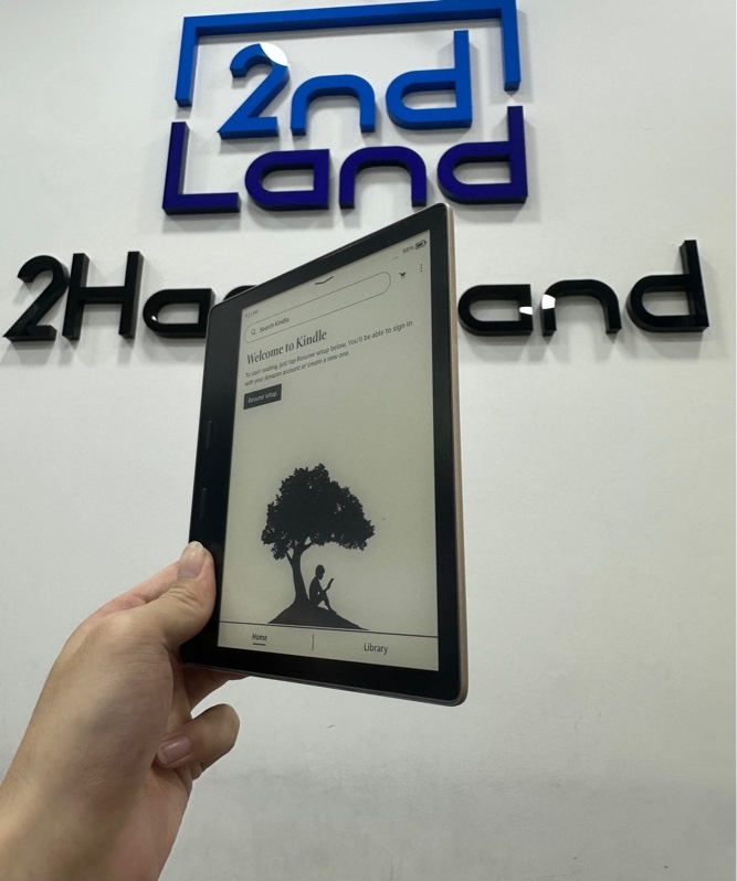 Máy đọc sách Kindle Oasis Gen 9 - 32GB - Màu hồng - Ngoại hình 97% - Body