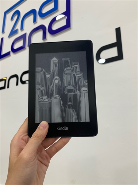 Máy đọc sách Kindle Paper White Gen 10 - 8GB - Màu đen - Ngoại hình: 97% - Viền ám vàng - Body