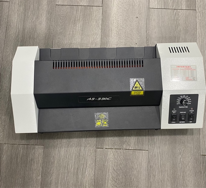 Máy ép nhiệt Laminator A3-330C - Màu xám - Ngoại hình 98% - Kèm Box , dây nguồn 1