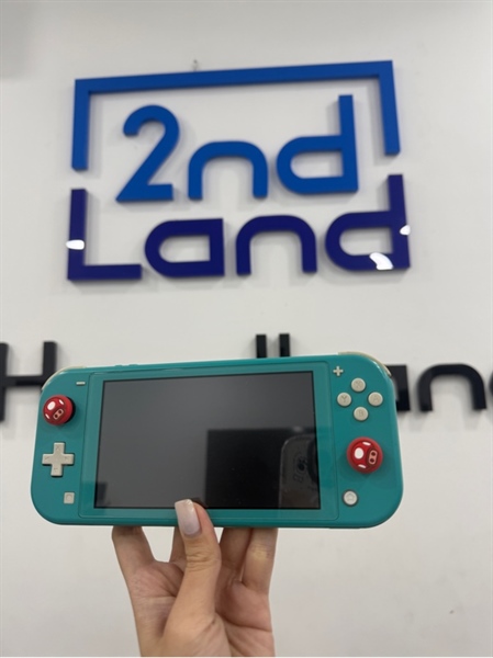 Máy game Nintendo Switch Lite - Chưa hack - Màu xanh - Ngoại hình 97% - Trầy xước , ố vàng - Kèm sạc , túi 1