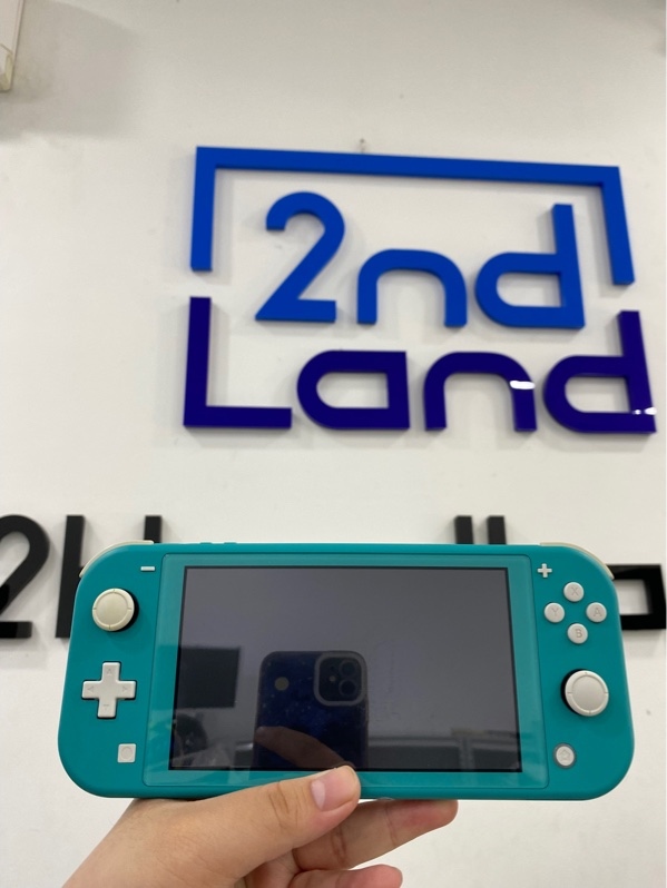 Máy game Nintendo switch lite - Đã hack shop tl - Màu xanh - Pin 100% - Ngoại hình 98% - Kèm sạc , túi đựng , thẻ 128gb