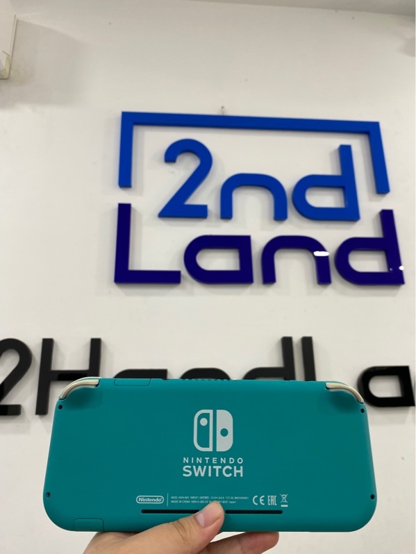 Máy game Nintendo switch lite - Đã hack shop tl - Màu xanh - Pin 100% - Ngoại hình 98% - Kèm sạc , túi đựng , thẻ 128gb