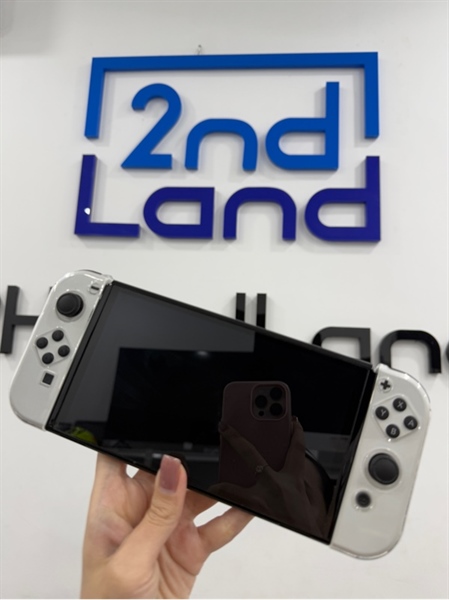 Máy game Nintendo Switch Oled - Đã hack - Màu trắng - Ngoại hình 98% - lưng xước - FullBox , thẻ 512GB 2