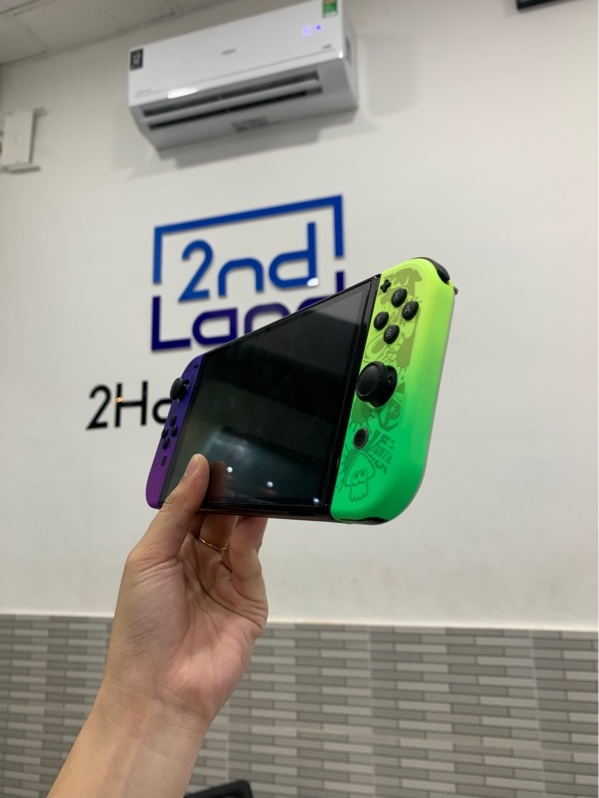 Máy game Nintendo Switch OLED Splatoon 3 - Đã Hack - Ngoại hình: 98% - Fullbox, kèm thẻ 256gb