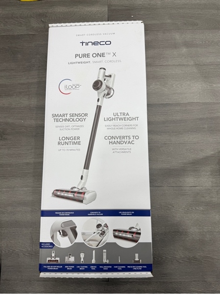 Máy hút bụi cầm tay Tineco Pure One X - Màu trắng đen - Ngoại hình 98% - Phần hộp chứa bụi , pin yếu - FullBox