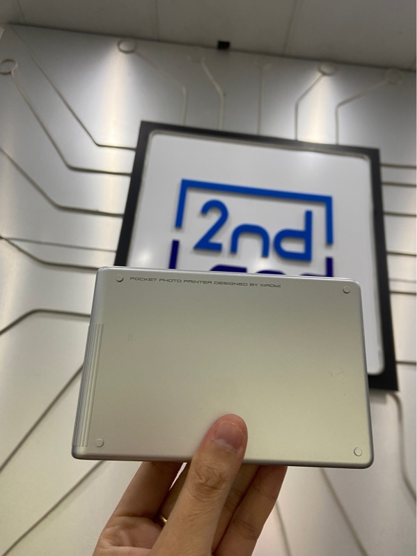 Máy in ảnh cầm tay Xiaomi Mijia Pocket Photo Printer 1S - Bản nội địa, đổi quốc gia trong app mới kết nối được - Màu bạc - Ngoại hình: 98% - Body