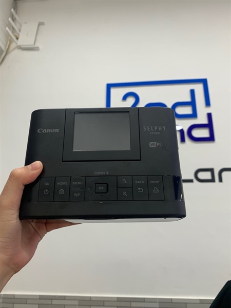 Máy in ảnh Canon Selphy CP1300 - Màu đen - Ngoại hình: 98% - Fullbox, kèm 2 nguồn, 4 bộ ảnh + 1 mực thay 1