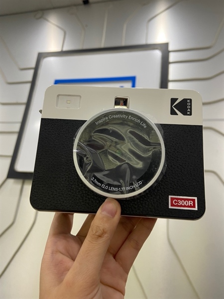 Máy in ảnh KODAK Mini Shot 3 Retro (C300R) - Màu đen - OpenBox + giấy in 1