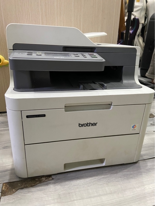 Máy in Brother DCP-L355CDW - Màu trắng - Ngoại hình: 97% - Đã thay mực đen - Kèm nguồn