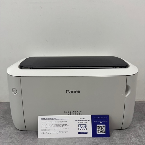 Máy in Canon laser LBP6030 - Màu trắng - Ngoại hình 97% - mực ít - Kèm nguồn + Dây kết nối