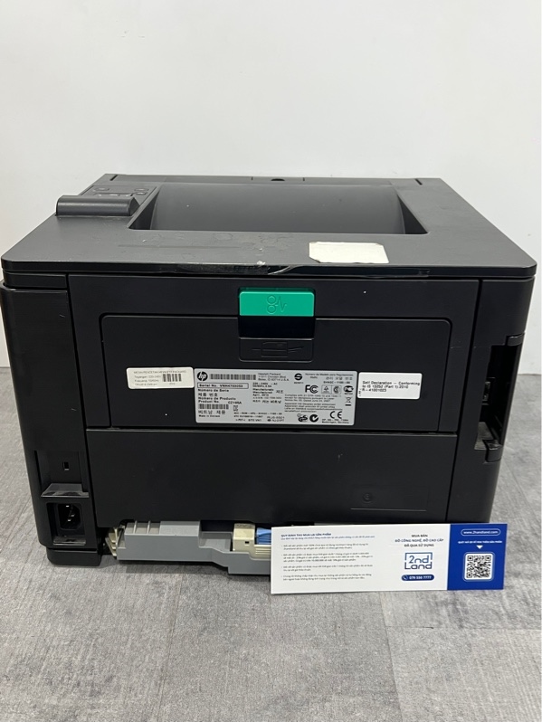 Máy in đen trắng HP LaserJet Pro 400 M401dn - Màu đen - Ngoại hình 97% - In hình bị sọc - Kèm nguồn