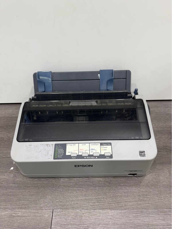 Máy in Epson LQ-310 - Màu xám - Ngoại hình 97% - Kèm nguồn , dây kết nối