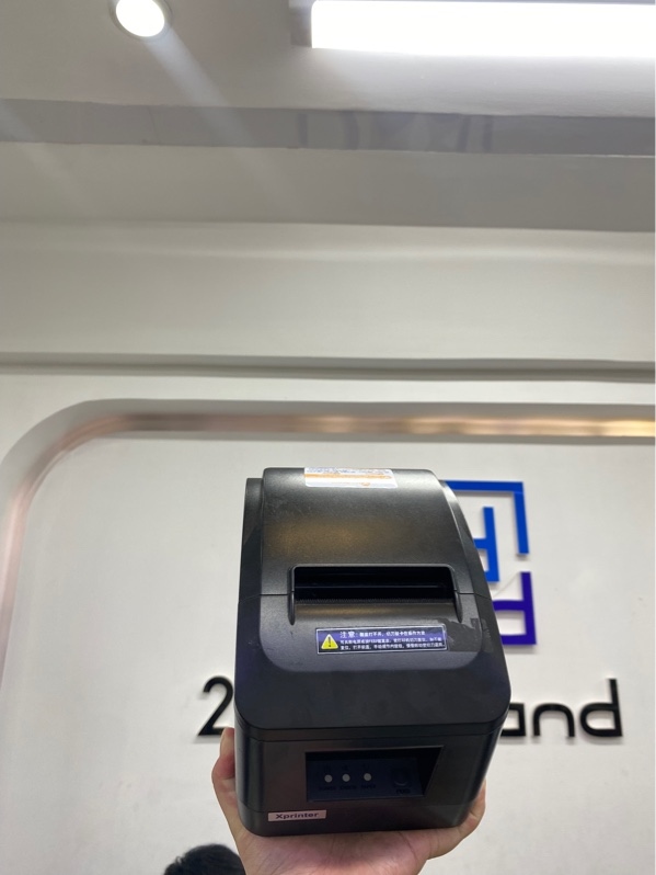 Máy in hóa đơn nhiệt Xprinter - model XP-A160M - Màu đen - Ngoại hình 97% - Kèm nguồn, dây kết nối