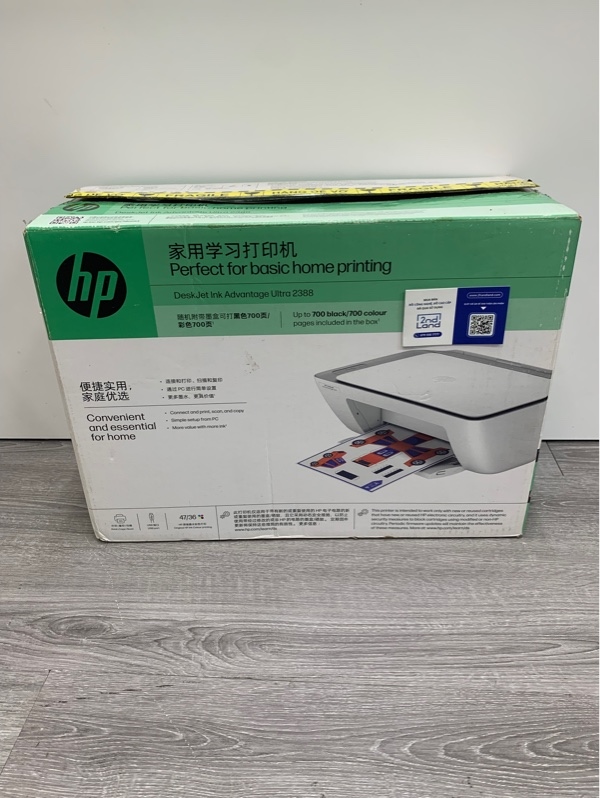 Máy in HP deskjet Ink advantage ultra 2388 - Màu trắng - Open box