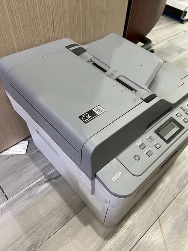 Máy in Lazer Trắng Đen Đa Năng Brother DCP-B7535DW - Màu trắng - Ngoại hình: 97.5% - Kèm nguồn + dây kết nối