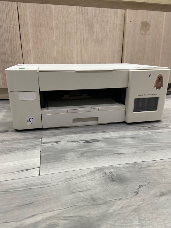 Máy in màu Brother DCP-T426W - Màu trắng - Ngoại hình: 97% - Hết mực - Kèm nguồn