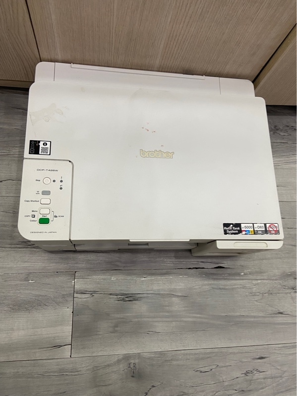 Máy in màu Brother DCP-T426W - Màu trắng - Ngoại hình: 97% - Hết mực - Kèm nguồn