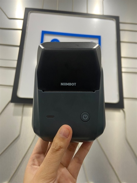 Máy in nhãn Bluetooth di động Niimbot B1 - Màu xanh - Ngoại hình: 98% - Kèm Box 1