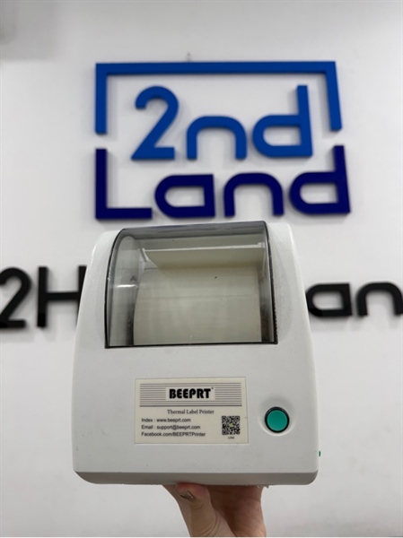 Máy in nhiệt Beeprt BY-290 - Màu trắng - Ngoại hình 98%- Kèm nguồn , 1 dây kết nối