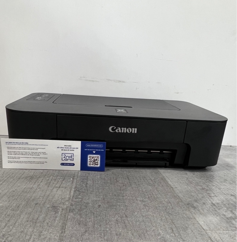 Máy in phun màu Canon PIXMA TS207 - Màu đen - Ngoại hình 97% - Máy in bị sọc, nhoè chữ/nhoè sọc đen, màu đen hơi nhạt - Kèm box + Nguồn