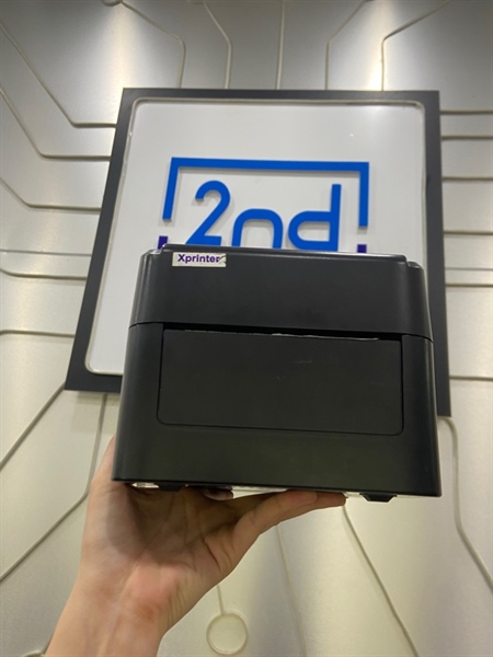 Máy in tem Xprinter XP 420B - Màu đen - Ngoại hình: 97% - Đủ dây kết nối