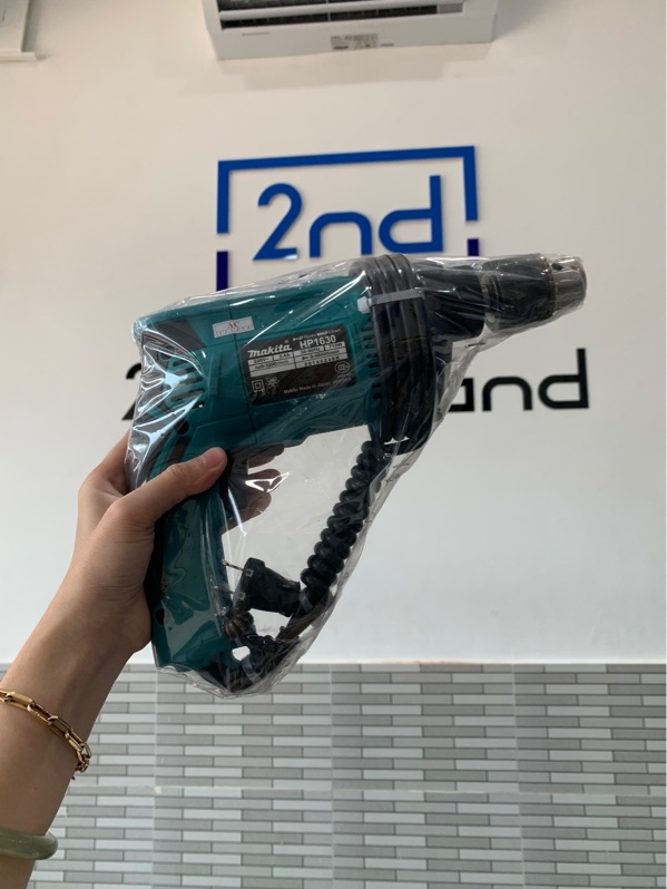 Máy khoan Makita HP1630 - Màu xanh - Ngoại hình: 98% - Body