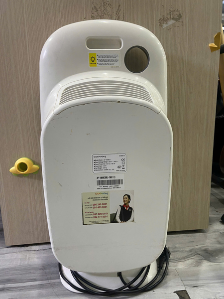 Máy lọc không khí Coway AP-1009CH - Màu trắng - Ngoại hình: 97% - Ố vàng, lọc bụi - Body