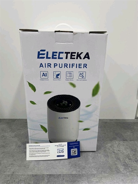 Máy lọc không khí để bàn Electeka E12 - Màu trắng - Ngoại hình 99% - Openbox 2