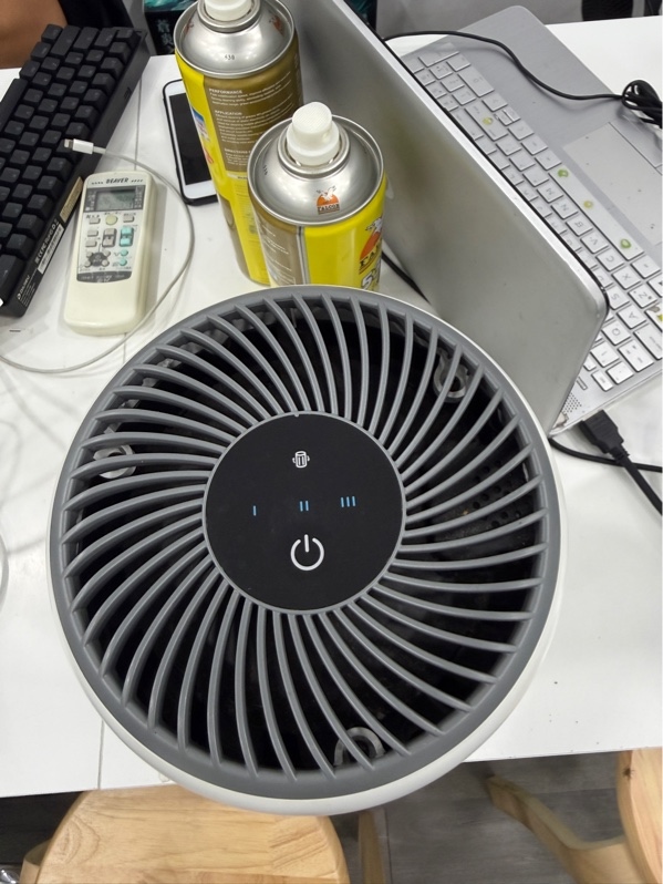 Máy lọc không khí Levoit Core Mini true Hepa air purifier - model LAP-C161-WAS - Màu trắng - Ngoại hình 97% - ố vàng - Kèm nguồn