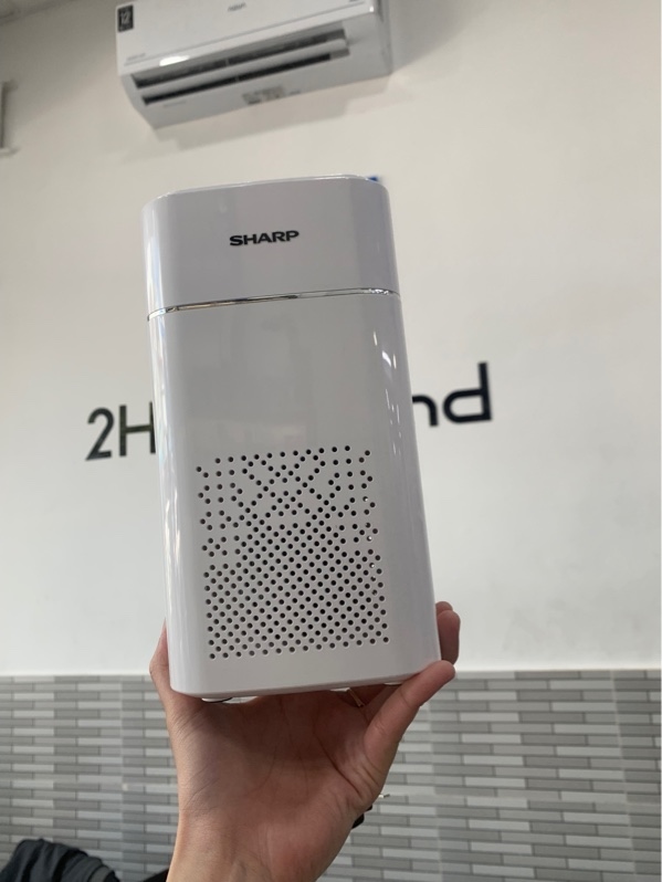 Máy lọc không khí SHARP Desktop PM2.5 - Màu trắng - Ngoại hình: 98% - Lõi lọc 50% - Kèm nguồn