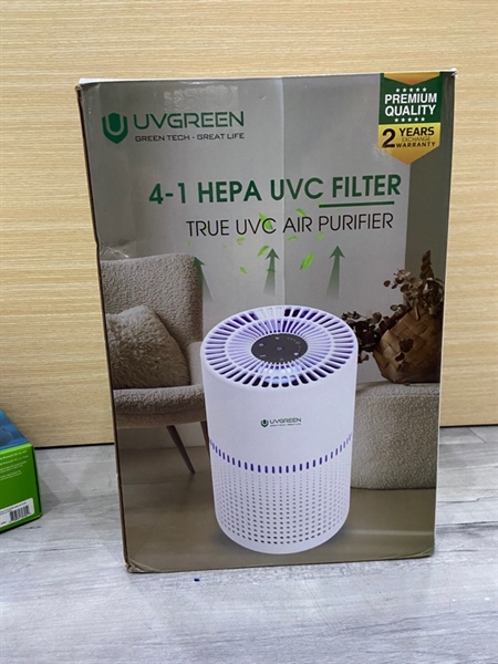 Máy lọc không khí Uvgreen KA150-S - Màu trắng - Ngoại hình: 98% - FullBox