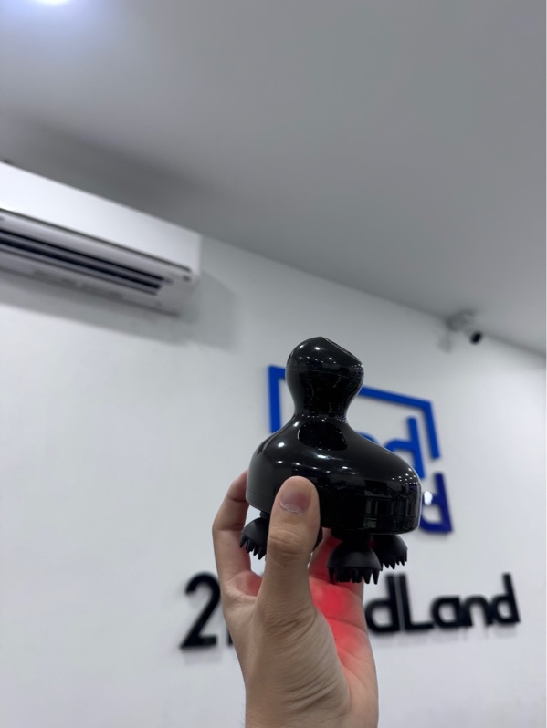 Máy massage Mytrex EMS Head Spa Pro MT-EHP22B - Màu đen - Ngoại hình 97,5% - Kèm cốc cáp sạc, đầu massage