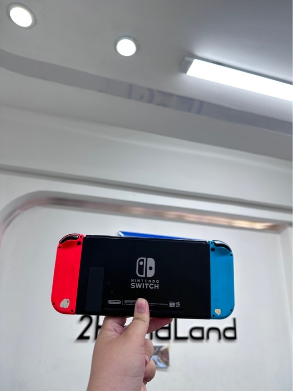 Máy Nintendo Switch V2 - Chưa hack - Màu Neon - Ngoại hình 97.5% - Thiếu box - Đủ phụ kiện