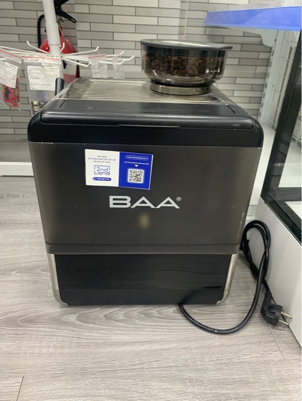 Máy pha cà phê BAA-989 - Màu bạc - Ngoại hình: 97% - Đủ phụ kiện