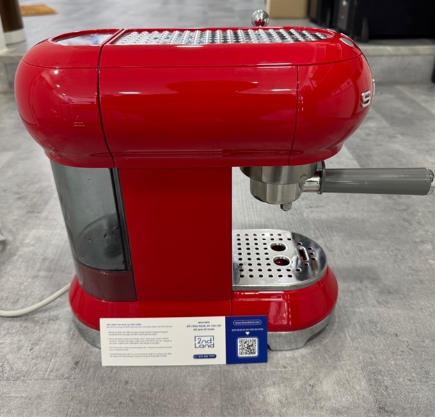 Máy pha cà phê cao cấp SMEG ECF01 - Màu đỏ - Ngoại hình 97% - Body