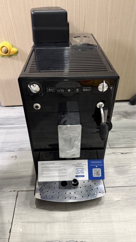Máy pha cà phê Melitta E957 101 - Điện 220V , 1280W - Màu đen - Ngoại hình: 97% - Dao hơi mòn - Body