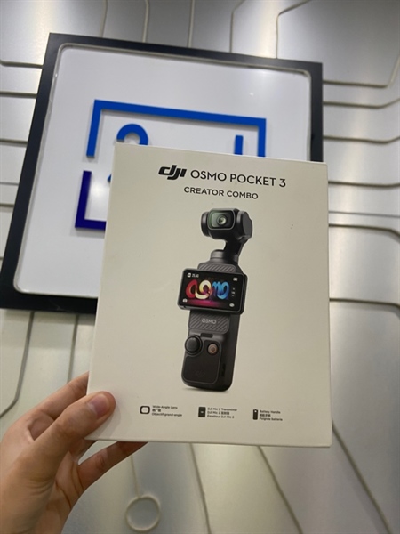 Máy quay DJI Pocket 3 Creator Combo - Màu đen - Ngoại hình: 98% - FullBox + thẻ 512GB