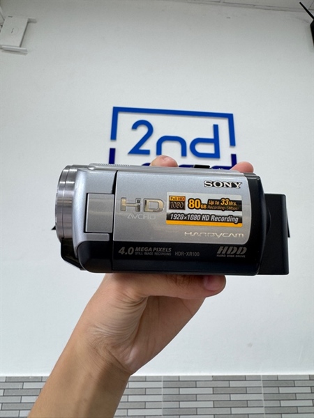 Máy quay phim Sony Handy Cam HDR-XR100 - Ngoại hình 98% - Màn hình rộp - Kèm pin, sạc, túi 1