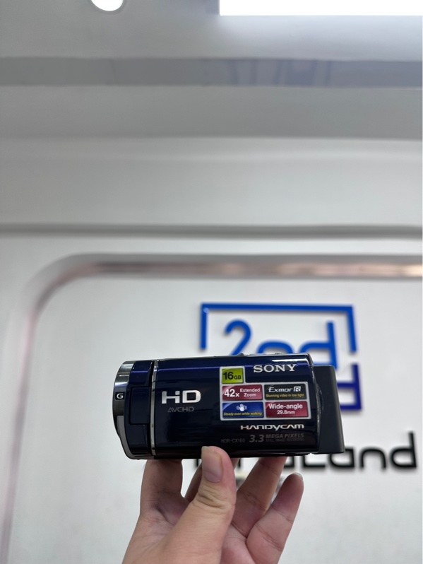 Máy quay Sony Handycam HDR-CX160 - Màu đen - Ngoại hình 97% - Kèm 2 pin, sạc