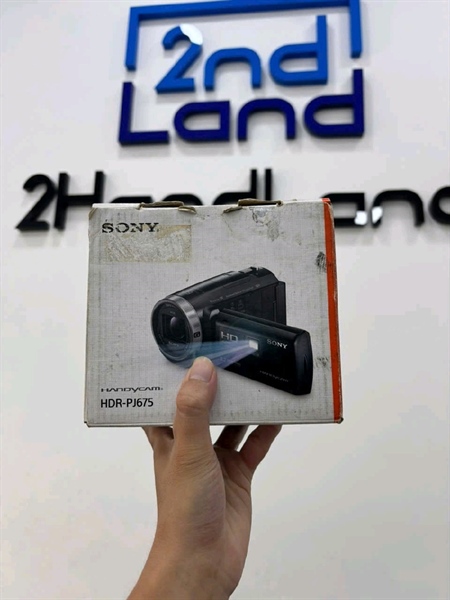 Máy quay Sony Handycam HDR-PJ675 - Màu đen - Ngoại hình 97% - Box - Kèm sạc + 1 Pin 3