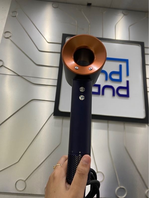 Máy sấy tóc Dyson Supersonic HD08 - Màu xanh - Ngoại hình: 98% - Kèm ống sấy