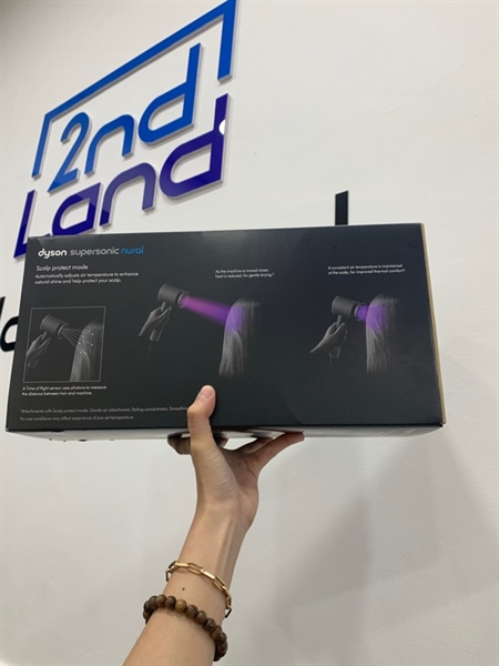 Máy sấy tóc Dyson Supersonic Nural HD16 - Màu xanh - Ngoại hình: 98% - Fullbox